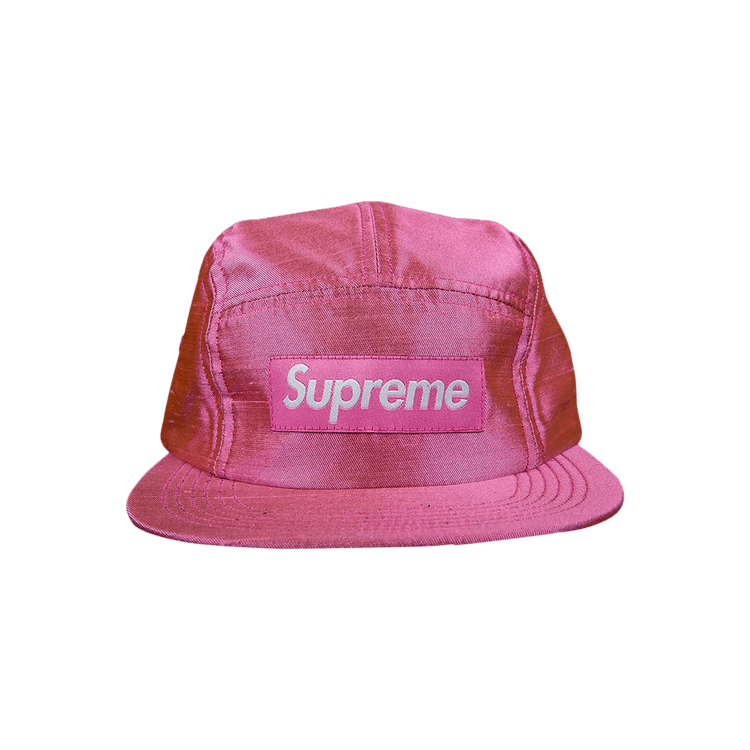 Supreme Raw Silk Camp Cap 'Pink'