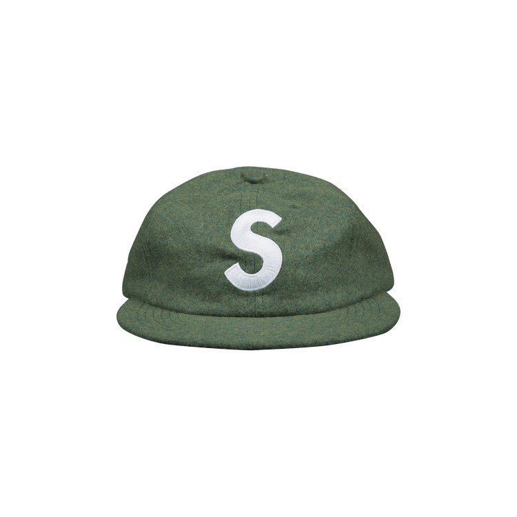 Supreme Suede S Logo 6 Panel 'Olive'