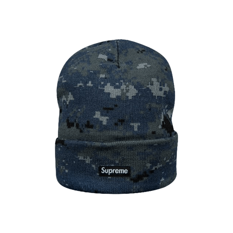 Supreme Digi Camo Beanie 'Navy'