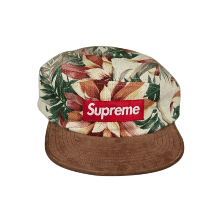 Supreme Floral Suede Cap 'Beige'