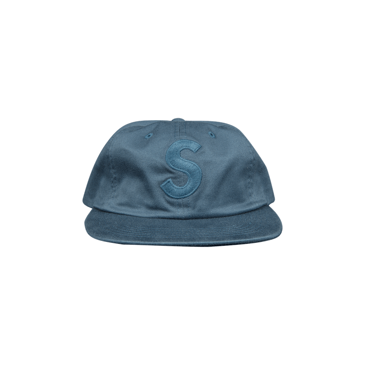 Supreme Tonal S Logo 6-Panel Hat 'Slate'