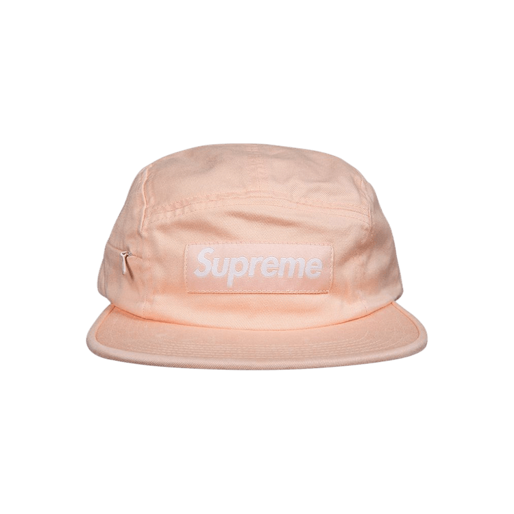 Supreme Side Zip Camp Cap 'Peach'