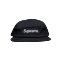 Supreme Dyed Denim Camp Cap 'Black'