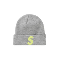 Supreme x New Era S Logo Beanie 'Grey'