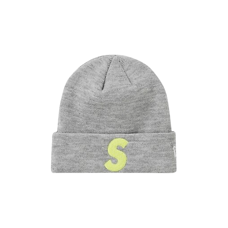 Supreme x New Era S Logo Beanie 'Grey'