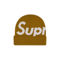 Supreme Big Logo Beanie 'Gold'