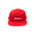 Supreme Jacquard Logos Twill Camp Cap 'Red'