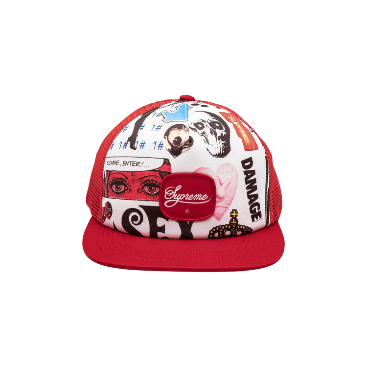Supreme Blood Lust Mesh Back 5-Panel 'Red'