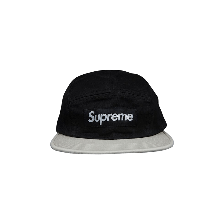 Supreme 2-Tone Camp Cap 'Black'