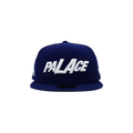 Palace x New Era LA Fitted Hat 'Blue'