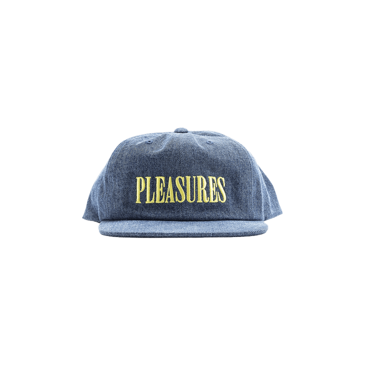 Pleasures Core Logo Denim Snapback Hat 'Washed'