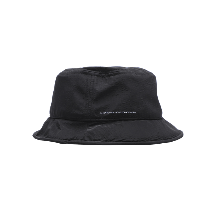 C2H4 Crooked Panelled Flexional Brim Bucket Hat 'Black'