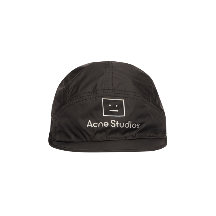 Acne Studios Reflective Logo Nylon Cap 'Black'