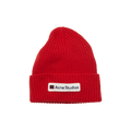 Acne Studios Logo Patch Wool Beanie 'Red'