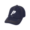 Palace Denim P Six-Panel Hat 'Stone Wash'