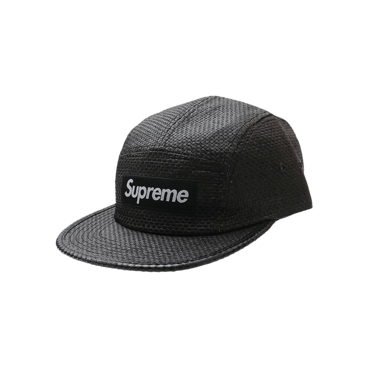 Supreme Raffia Camp Cap 'Black'