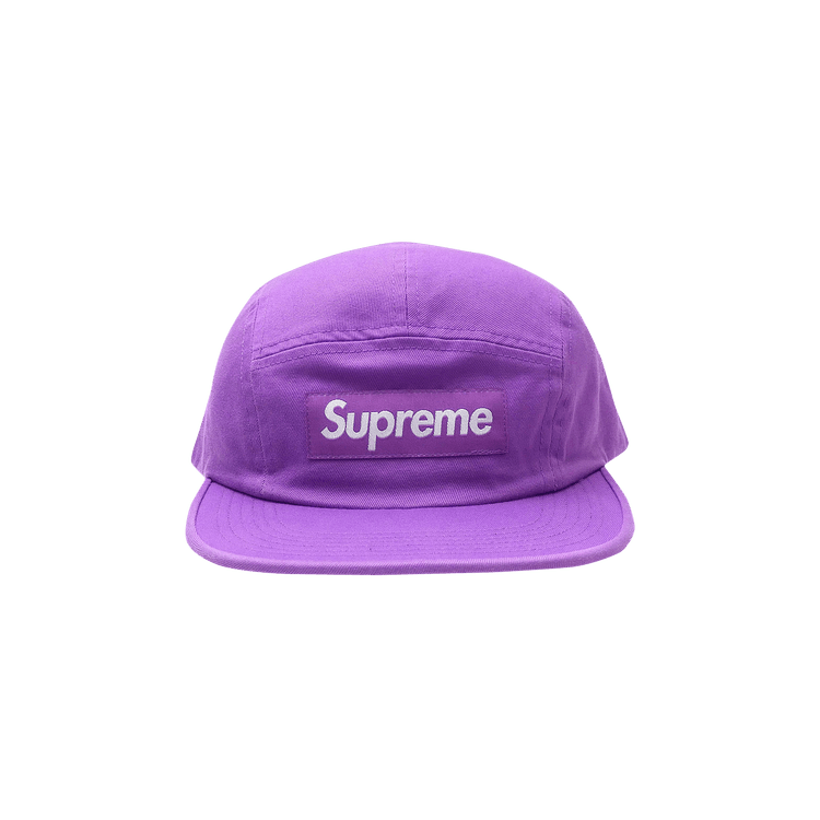Supreme Washed Chino Twill Cap 'Purple'