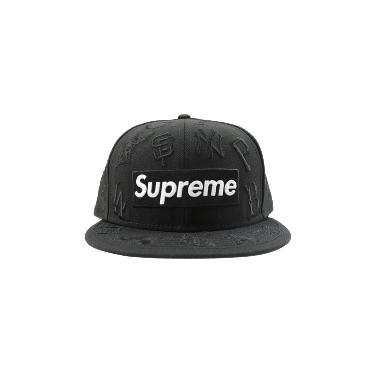 Supreme x MLB x New Era Hat 'Black'
