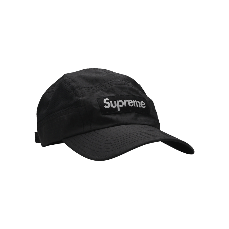 Supreme Reflective Ripstop Camp Cap 'Black'