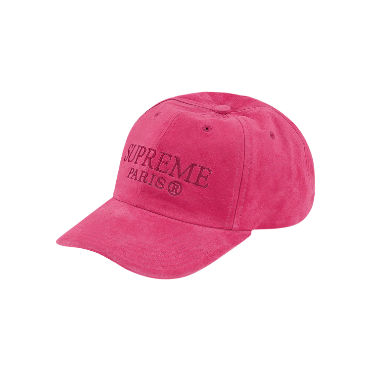 Supreme Suede 6-Panel Hat 'Bright Fuchsia'