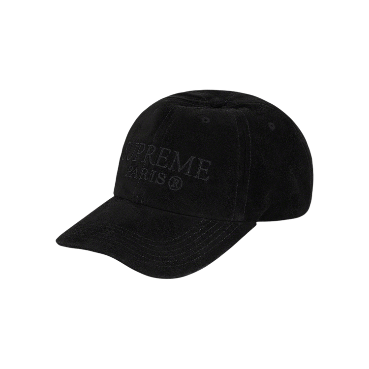 Supreme Suede 6-Panel Hat 'Black'