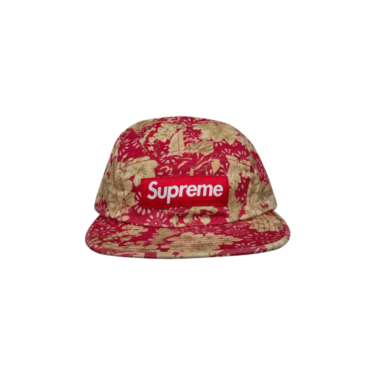 Supreme Washed Chino Twill Camp Cap 'Floral'