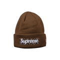 Supreme x New Era Bandana Box Logo Beanie 'Dark Brown'