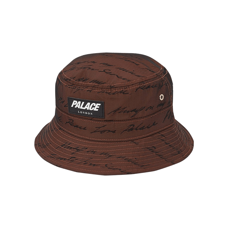 Palace Das Mind Bucket Hat 'Orange/Black'