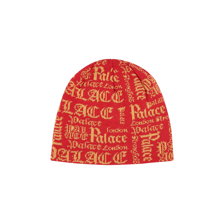 Palace Old P Beanie 'Red'