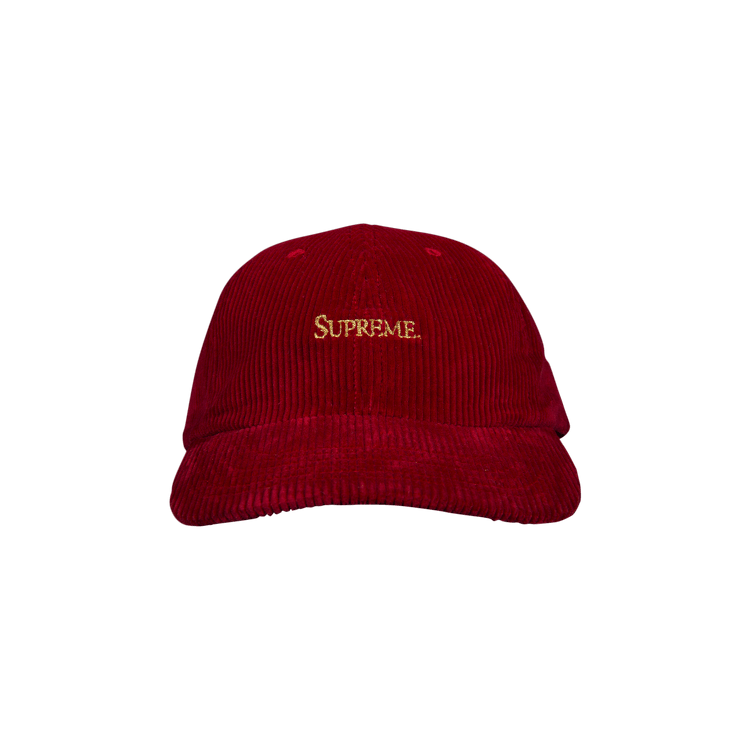 Supreme Corduroy 6-Panel 'Red'