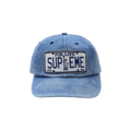 Supreme License Plate 6-Panel 'Denim'