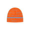 Supreme Logo Repeat Beanie 'Orange'