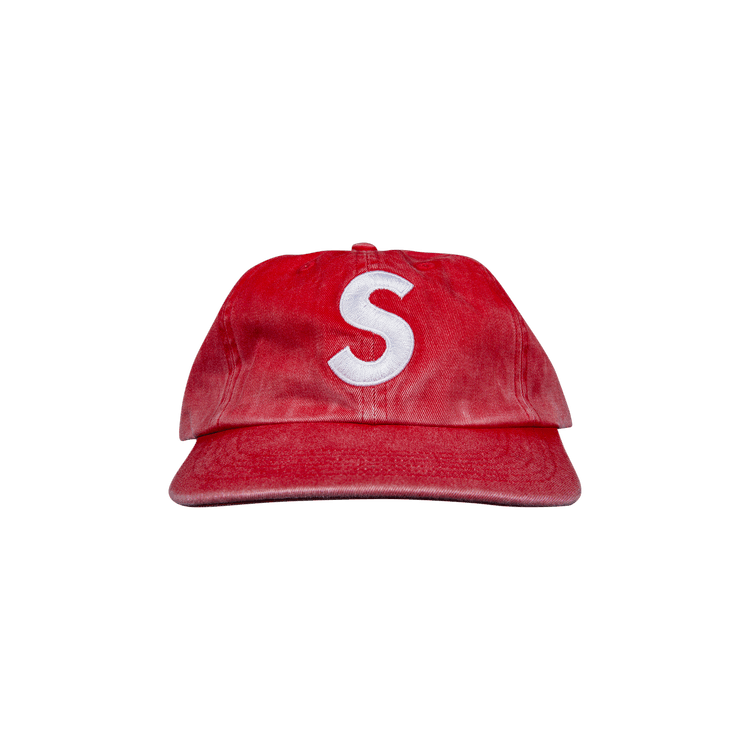 Supreme Pigment Print S Logo 6-Panel 'Red'