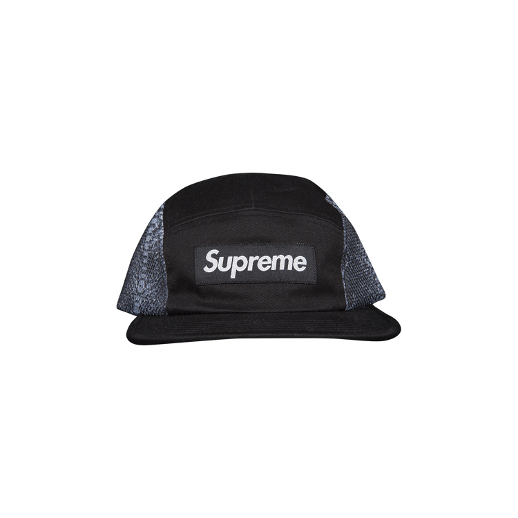 Supreme Snakeskin Mesh Camp Cap 'Black'