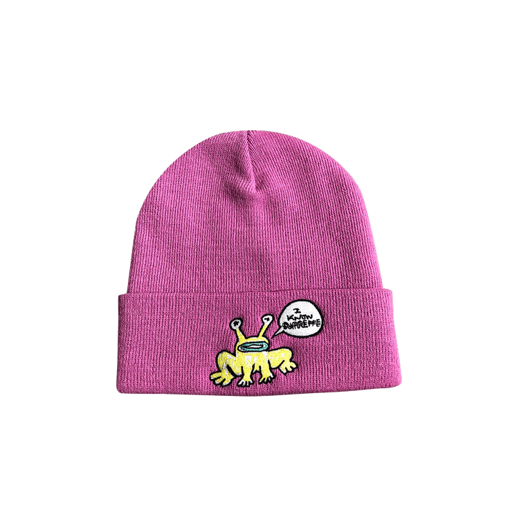 Supreme x Daniel Johnston Beanie 'Fuchsia'