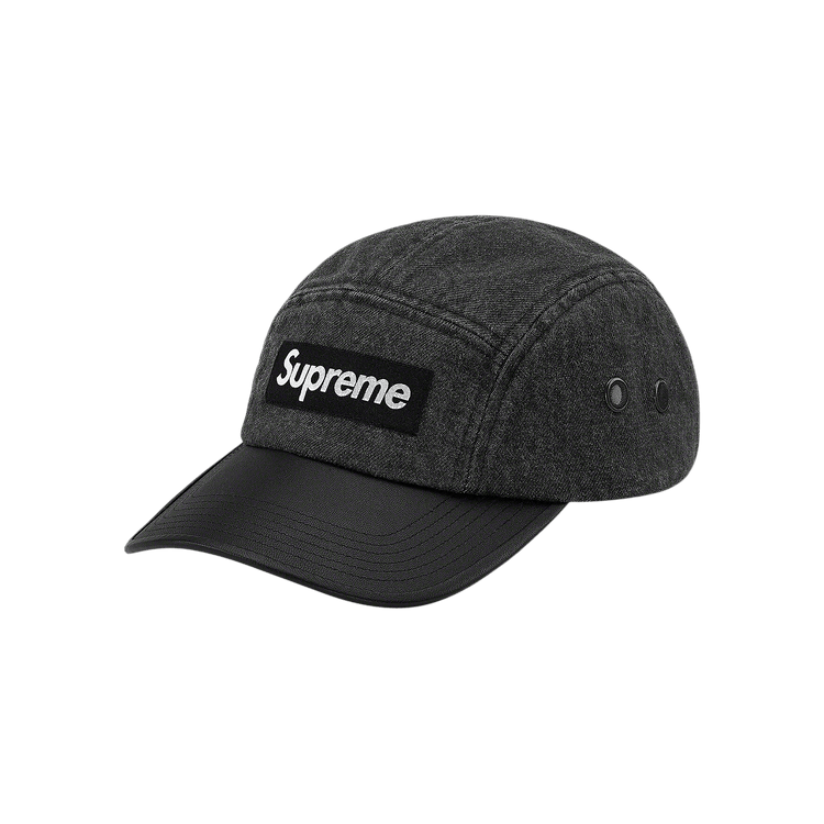 Supreme 2-Tone Denim Camp Cap 'Black'