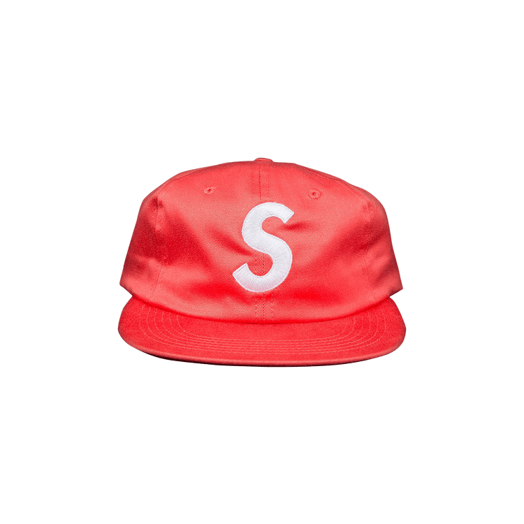 Supreme S Logo 6-Panel Hat 'Peach'