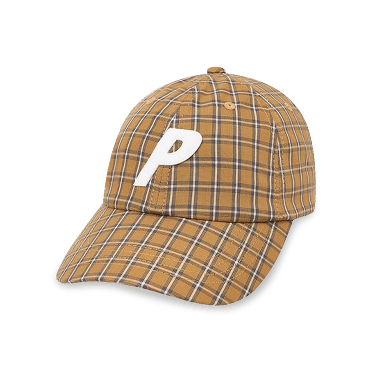 Palace Plaid P 6-Panel 'Mustard'