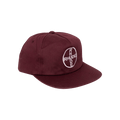 Rhude Logo Snapback Cap 'Burgundy'