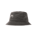 Stussy Stock Washed Bucket Hat 'Black'
