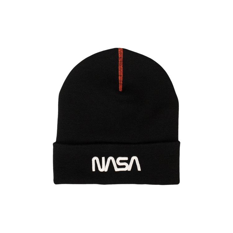 Heron Preston Nasa Beanie 'Black/White'