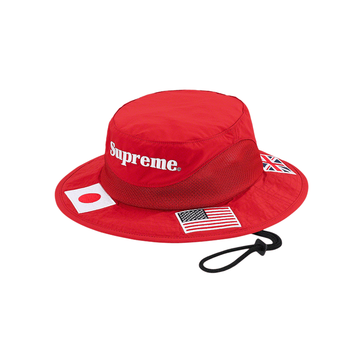 Supreme Flags Boonie 'Red'