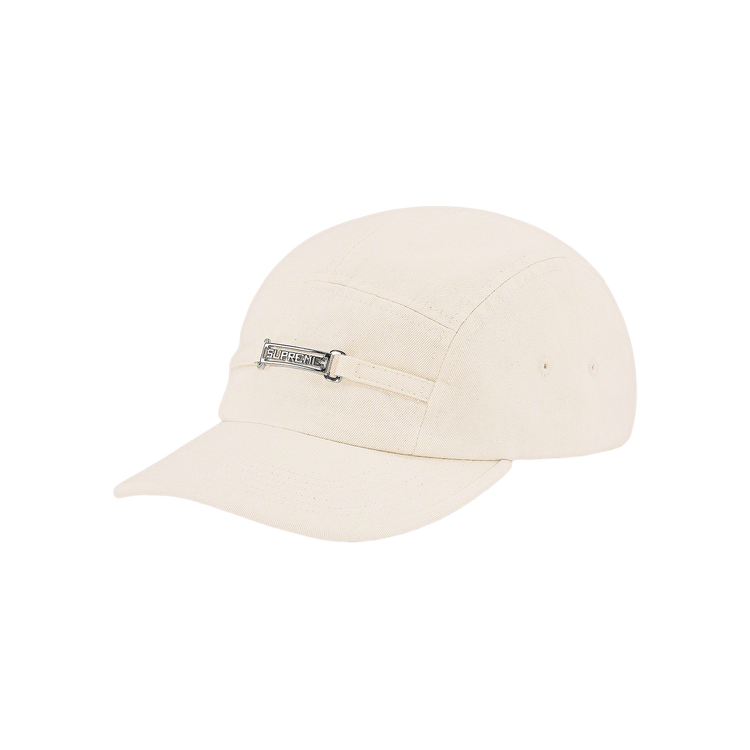 Supreme Name Plate Camp Cap 'Natural'