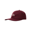 Stussy Stock Low Pro Cap 'Maroon'