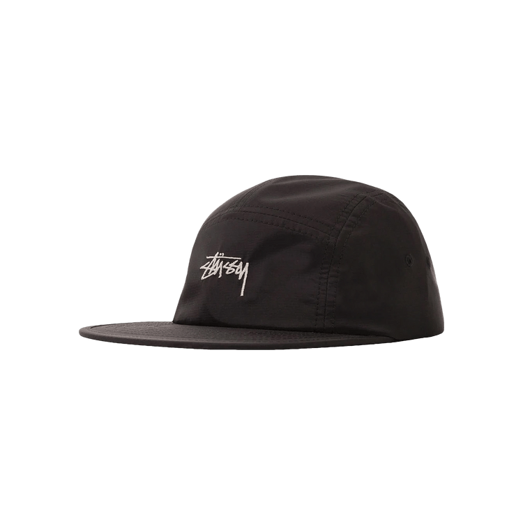 Stussy Stock Nylon Ripstop Camp Cap 'Black'