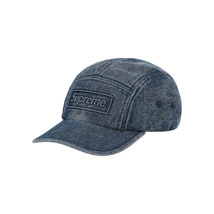 Supreme Embossed Denim Camp Cap 'Blue'