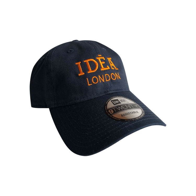 IDEA London Baseball Cap 'Navy Orange'