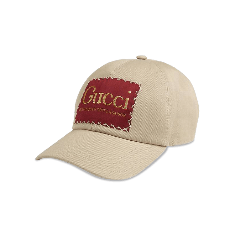Gucci Label Baseball Hat 'Lead'