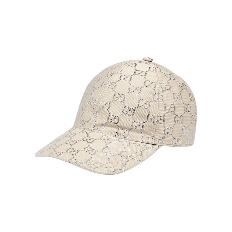 Gucci GG Lam� Baseball Hat 'White/Black'