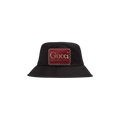 Gucci Cotton Fedora With Label 'Black'